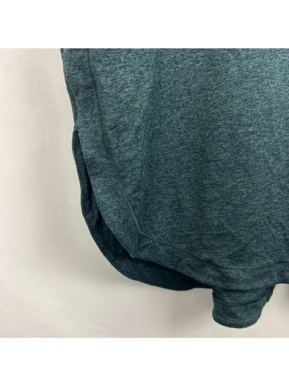 Athleta Uptempo Hoodie Sweatshirt Womens 1X Heather Teal Long Sleeve Thumbholes - Picture 16 of 16